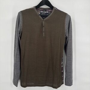 DESIGUAL V-Neck‎ Slim Jumper Pullover Sweater Men Size L Multi Color Cotton L/S